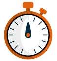 timer clock stopwatch icon isolated vector illustration graphic design