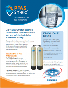 cover of brochure for PFAS Shield filter product